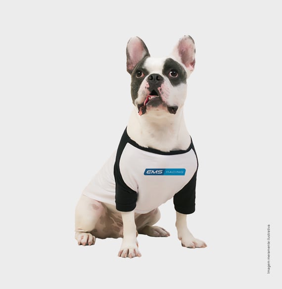 Roupa Pet EMS RACING Full Logo