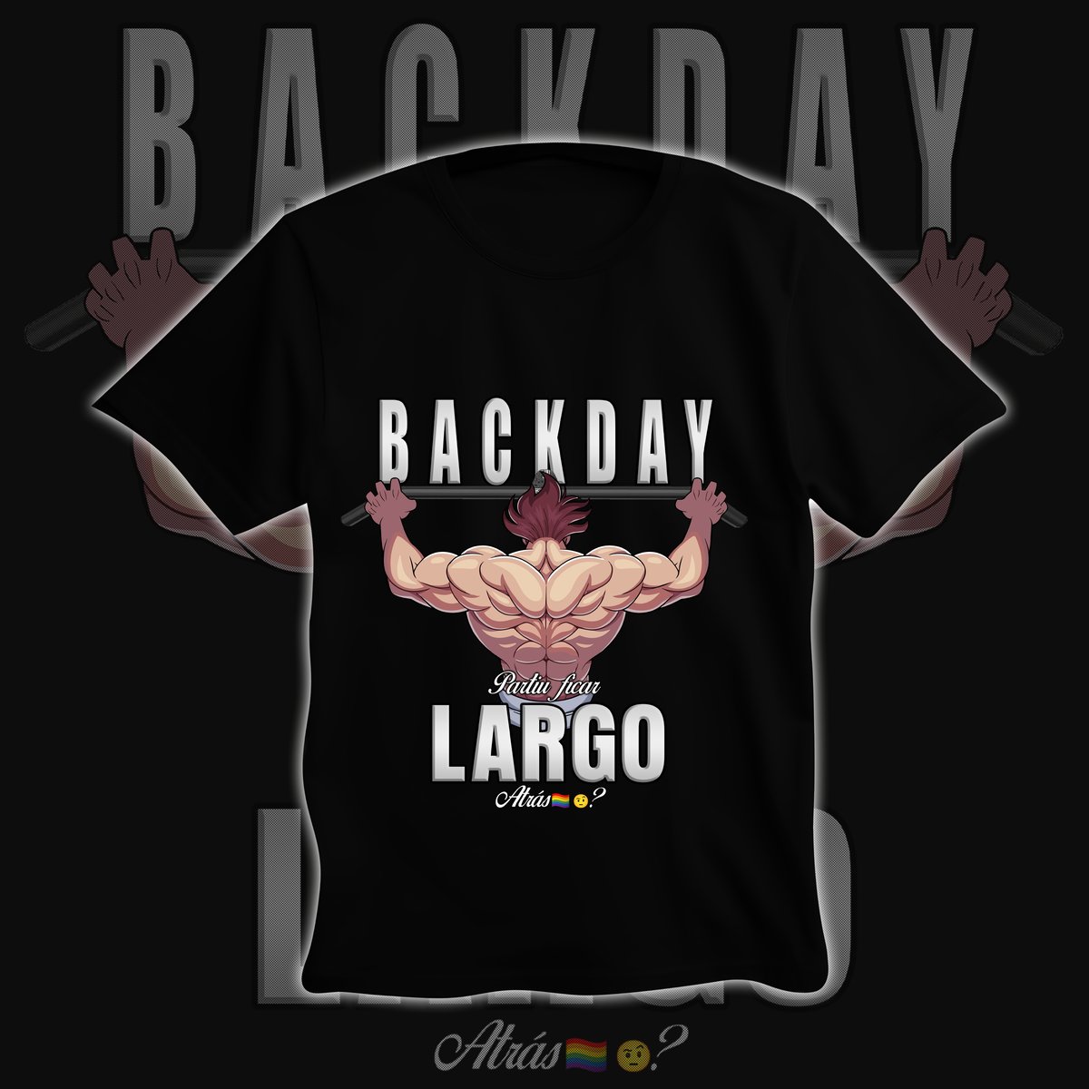 Nome do produto: BACKDAY PARTIU FICAR LARGO ATRÁS