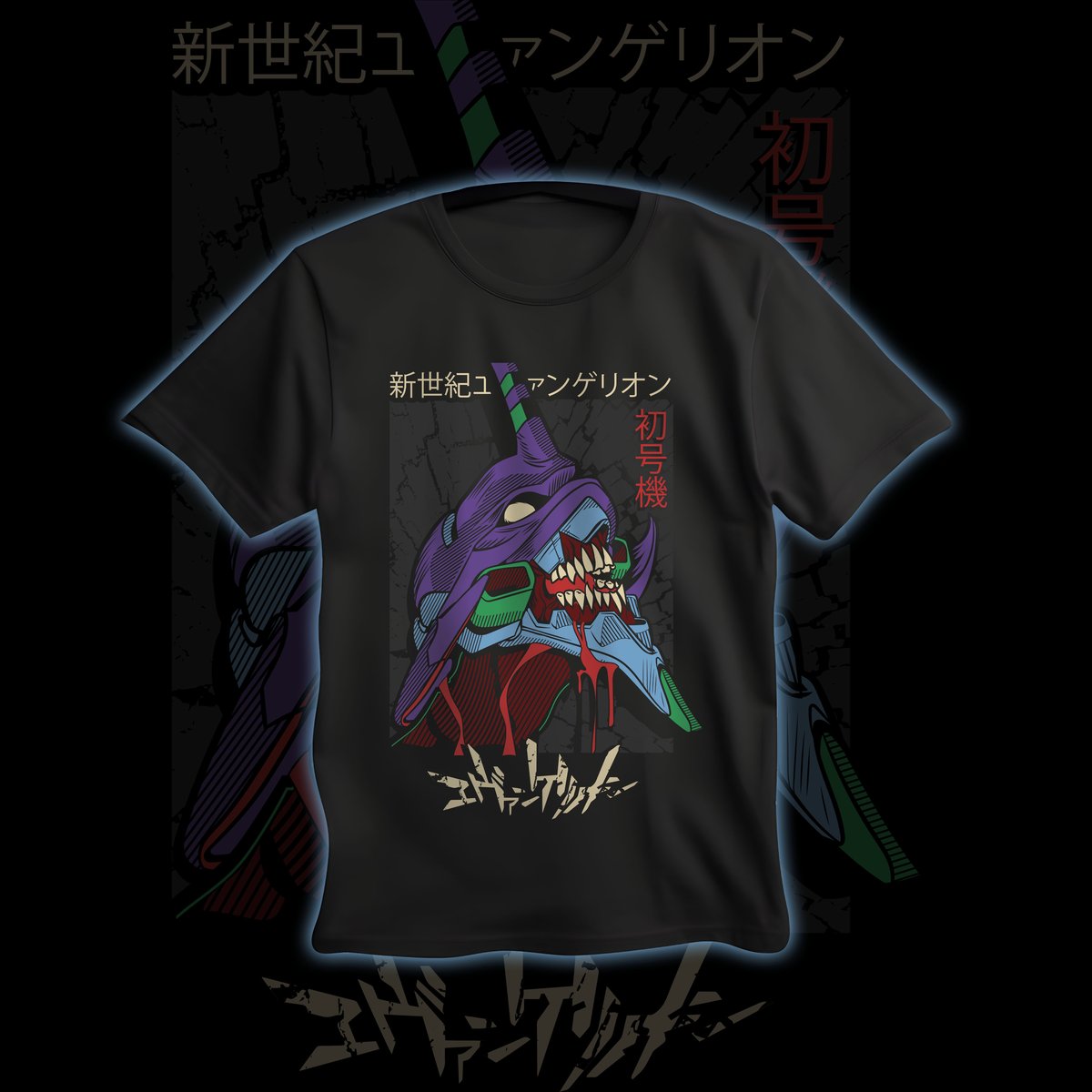 Nome do produto: Camisa Evangelion Eva-01