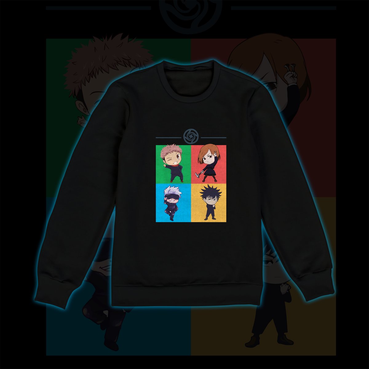 Nome do produto: Moletom Trio Jujutsu Kaisen