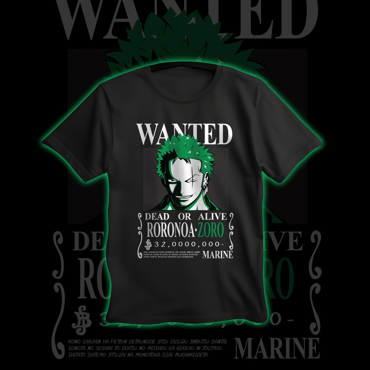 Nome do produto: Camisa Zoro One Piece