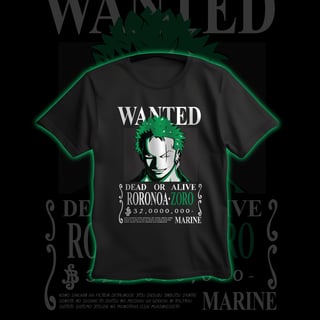 Camisa Zoro One Piece