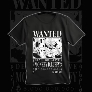 Camisa One Piece Luffy Wanted