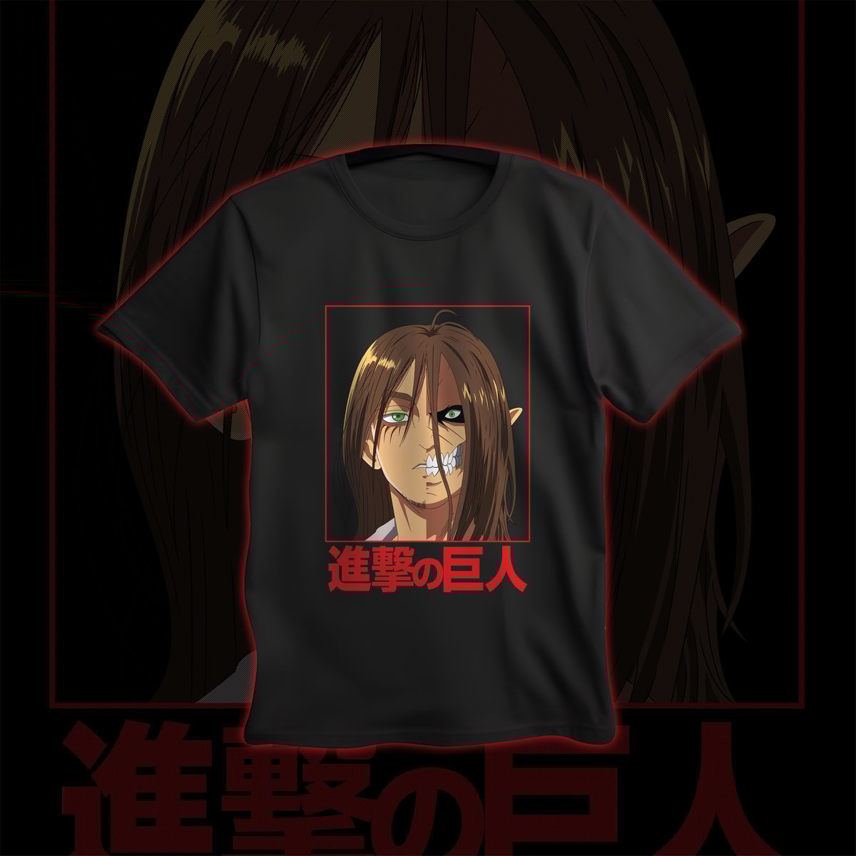 Nome do produto: Camisa Eren Attack On Titan