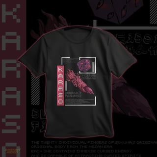 Camisa Sukuna Jujutsu Kaisen