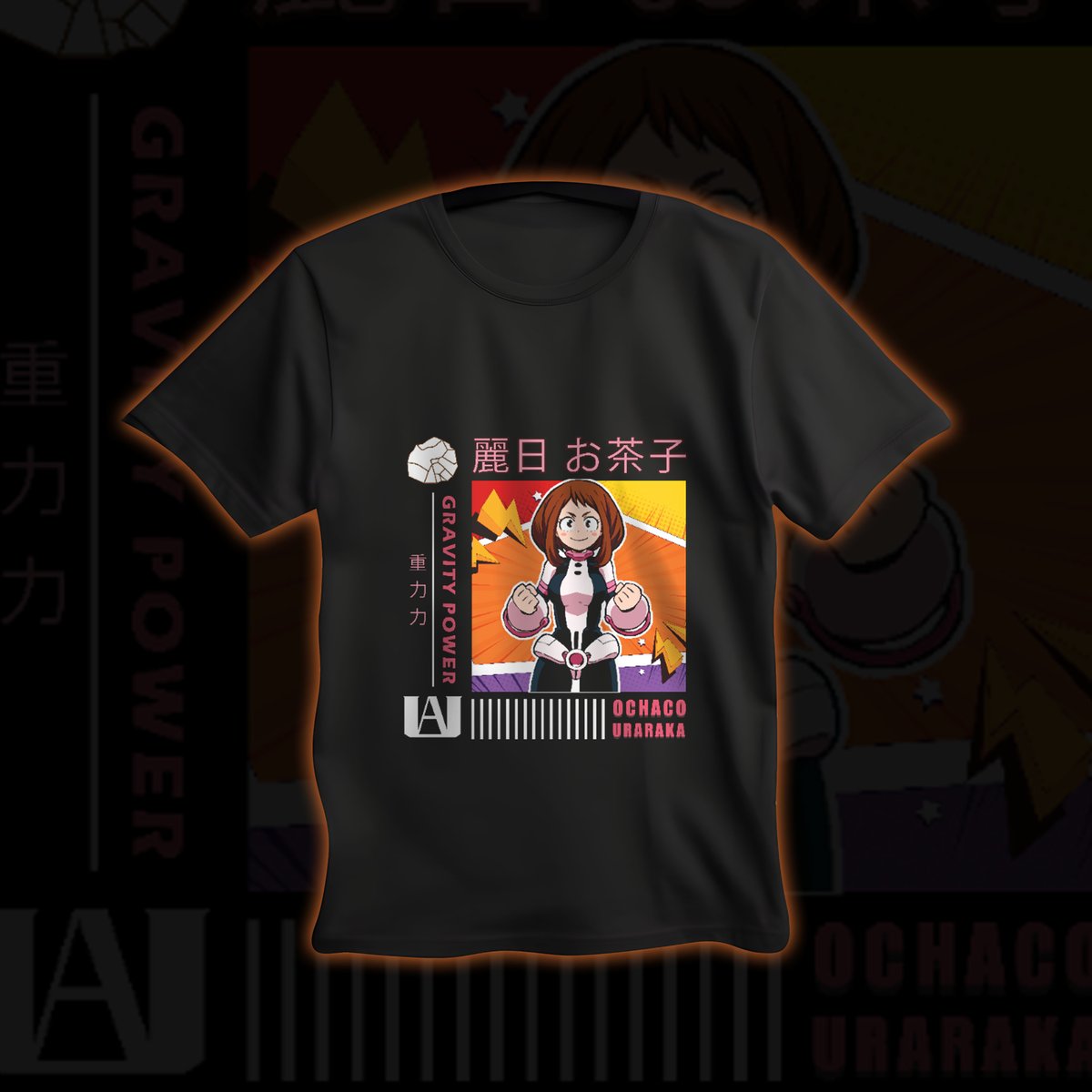 Nome do produto: Camisa Mangá Ochaco Uraraka