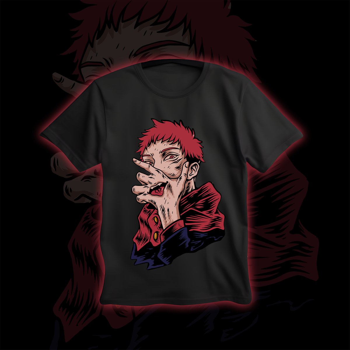 Nome do produto: Camisa Sukuna Jujustu Kaisen