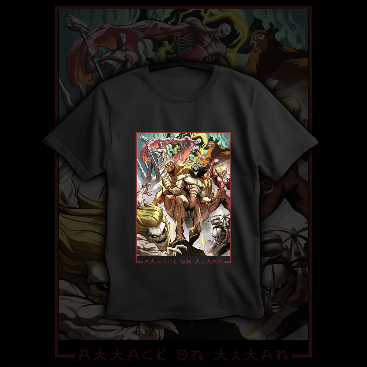 Nome do produto: Camisa Attack On Titan