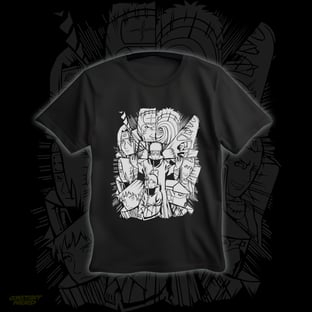 Nome do produtoCamisa Akatsuki Estampa Preta e Branca