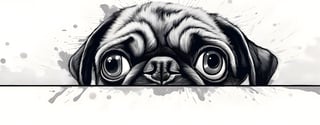 Nome do produto Caneca Pug com Arte Digital - #Autenticidade 0015