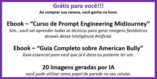 Nome do produto Caneca American Bully com Arte Digital - #Autenticidade 0017