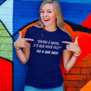 Nome do produto Camisetas Natalinas Então é Natal