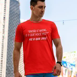 Nome do produto Camisetas Natalinas Então é Natal