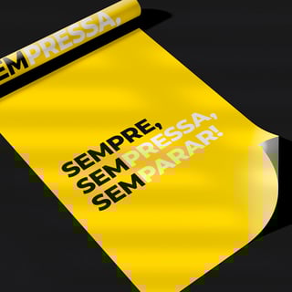 Nome do produto Poster Retrato SEMPRE, Sem Pressa, Sem parar