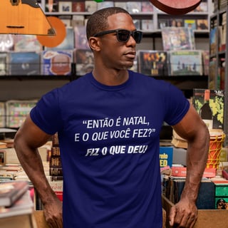 Nome do produto Camisetas Natalinas Então é Natal