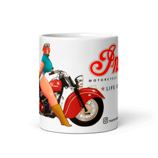 Nome do produto CANECA - MARLENE INDIAN MOTORCYCLE