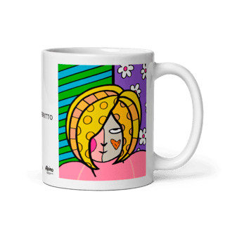 Nome do produto CANECA - MARLENE por ROMERO BRITTO