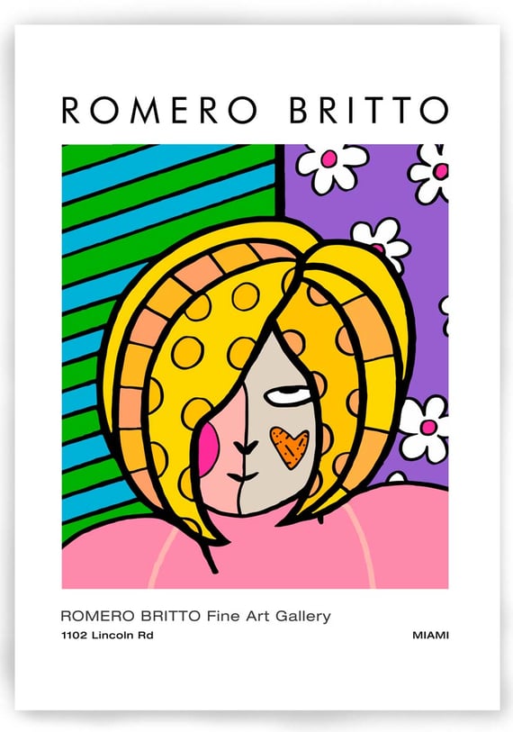 POSTER - MARLENE por ROMERO BRITTO