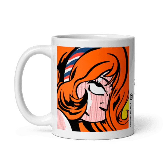 CANECA - MARLENE por ROY LICHTENSTEIN