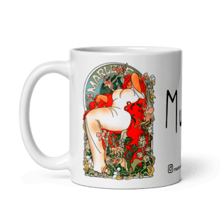 Nome do produto CANECA - MARLENE por ALPHONSE MUCHA