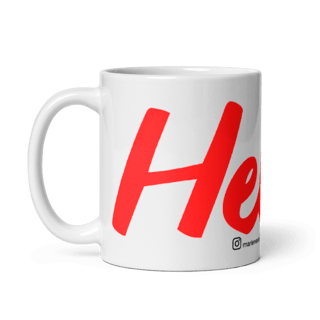 Nome do produto CANECA - HELLO