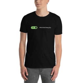Nome do produto Camiseta Procrastinação