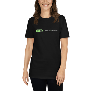 Nome do produto Camiseta Procrastinação