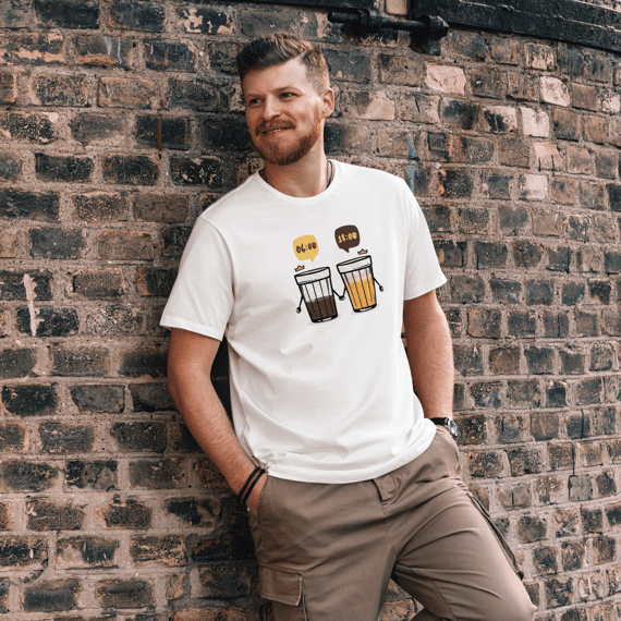 T-Shirt Café Cerveja