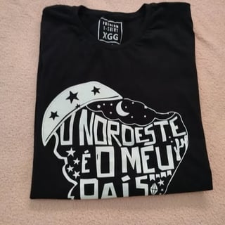 Nome do produto Camiseta Nordeste É o Meu País