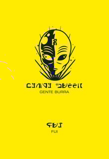Nome do produto 059 - Alien - Gente Burra... Fui - T-Shirt Quality