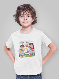 Nome do produtoCamiseta Infantil “Pego a Viola” — Coleção Stênio Marcius