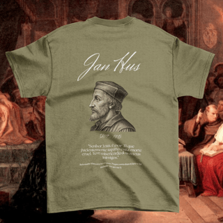Nome do produtoCamiseta Jan Hus - Coleção Reformadores