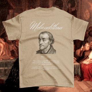 Nome do produtoCamiseta Melanchthon - Coleção Reformadores
