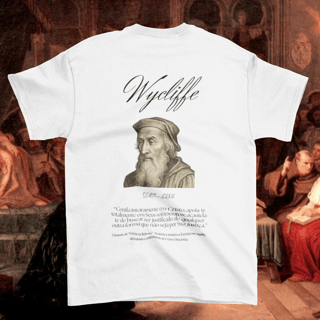 Nome do produtoCamiseta Wycliffe - Coleção Reformadores