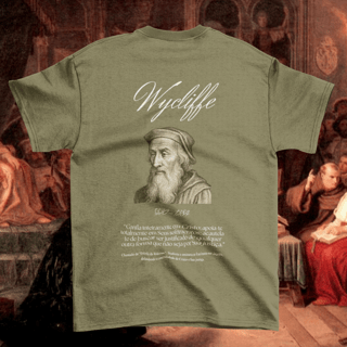 Nome do produtoCamiseta Wycliffe - Coleção Reformadores