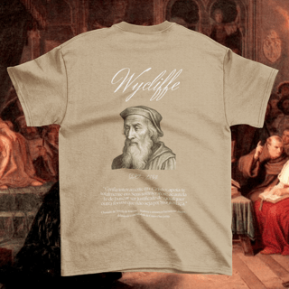 Nome do produtoCamiseta Wycliffe - Coleção Reformadores