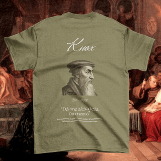 Nome do produtoCamiseta Knox - Coleção Reformadores