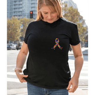 Nome do produto Camiseta Unissex High Quality Símbolo Autismo