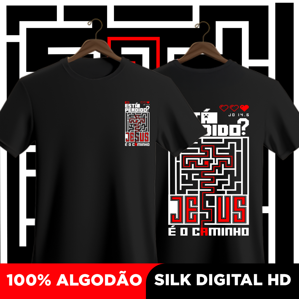 Nome do produto: Camisa Jesus é o caminho