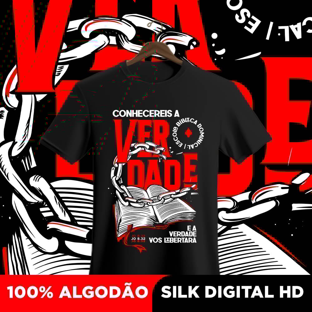 Nome do produto: Camisa A verdade vos libertará