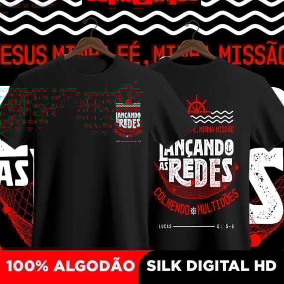 Camisa Lançando as redes 