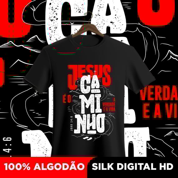 Camisa Jesus é o caminho