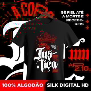 Camisa A coroa da justiça