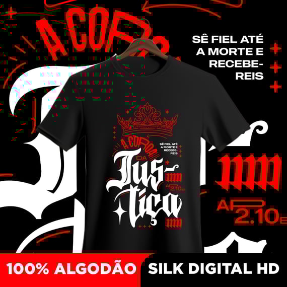 Camisa A coroa da justiça