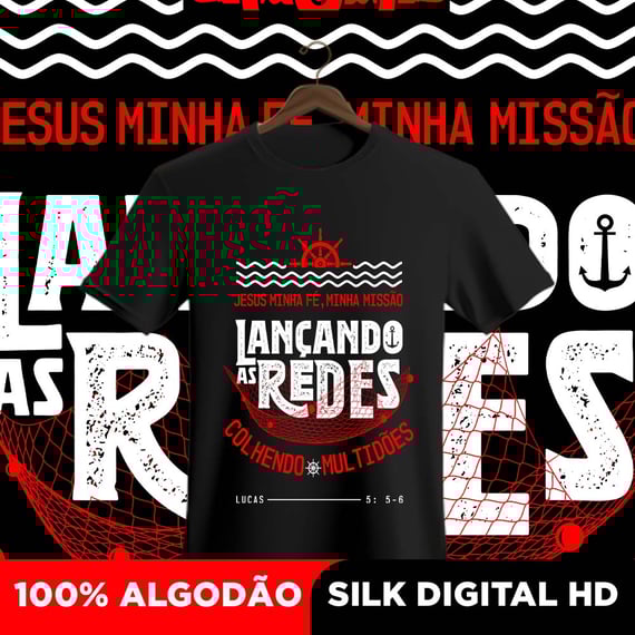 Camisa Lançando as redes 