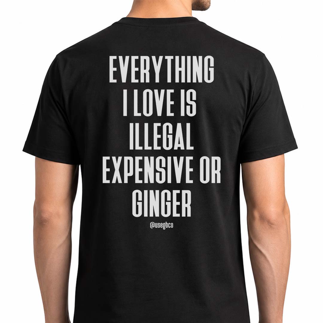 Nome do produto: Camiseta Everything I Love – Ginger - Quality