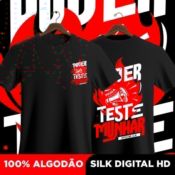 Camisa Poder para testemunhar
