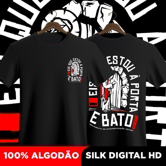 Camisa Eis que estou à porta e bato