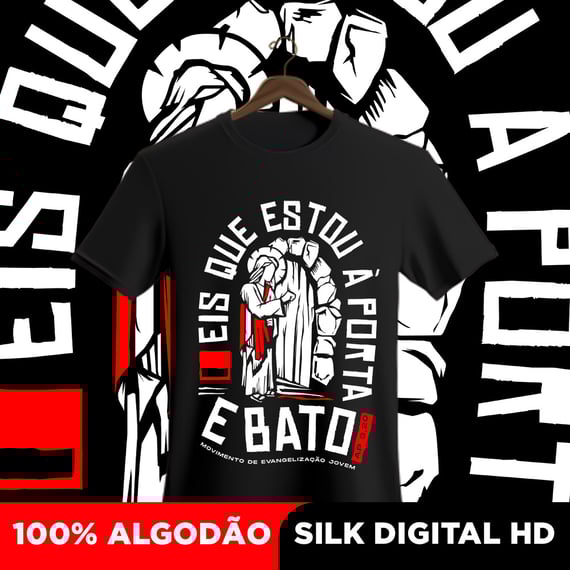 Camisa Eis que estou à porta e bato