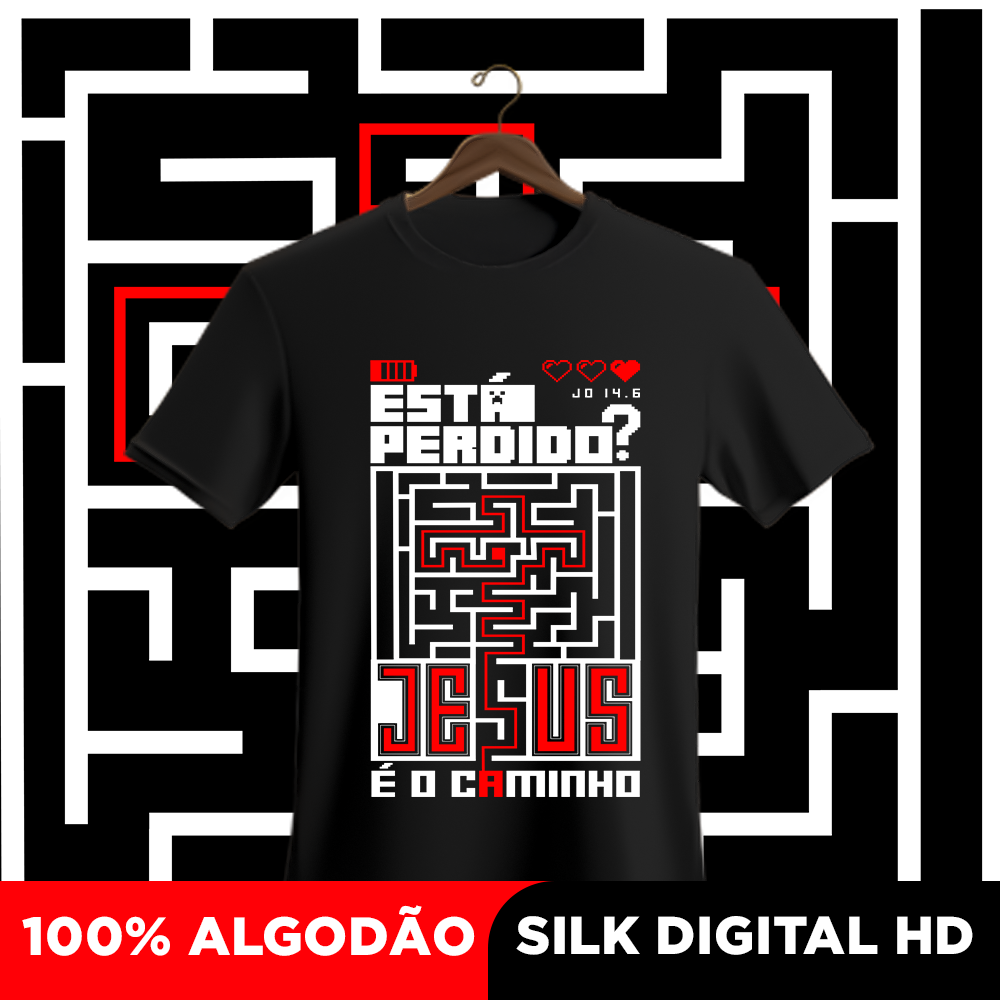Nome do produto: Camisa Jesus é o caminho